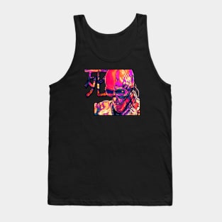 Death 死 "Shi" Skull Cyborg Cyberpunk Design Tank Top